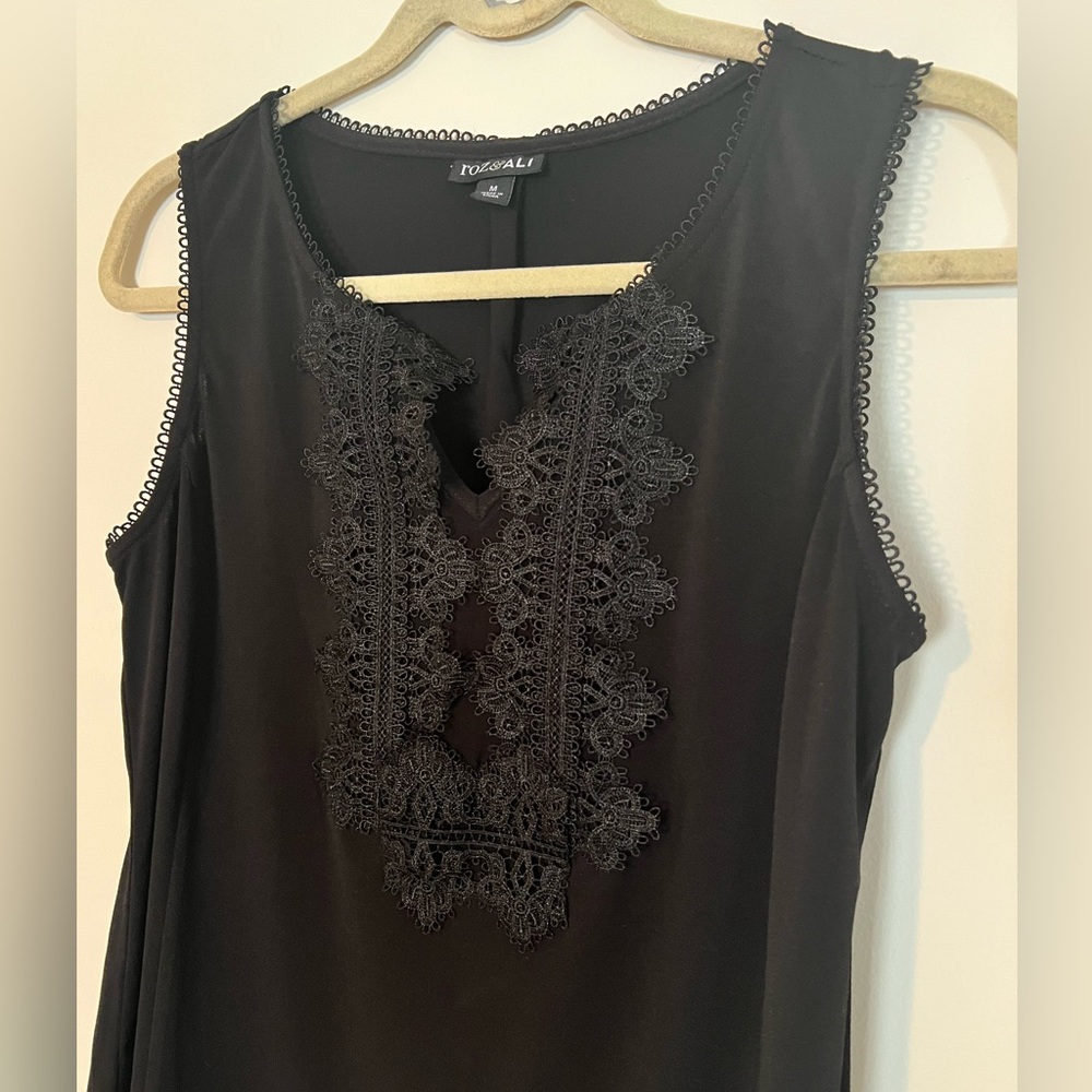 Dressy black top